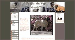 Desktop Screenshot of mountaintopmastiffs.com